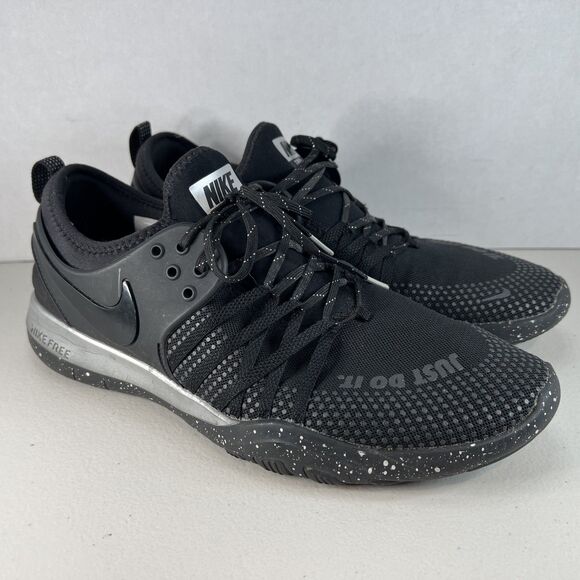 Nike Womens TR7 Selfie AH5734-001 Black Just Do It Running Shoes Size 11.5 - Picture 1 of 10